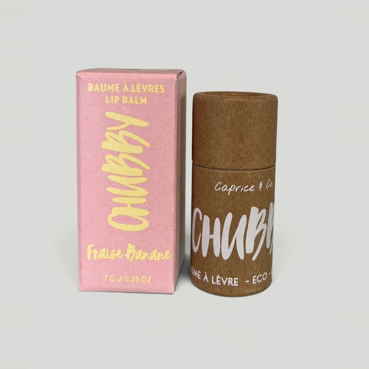 Baume à lèvres Fraise Banane – Caprice & Co