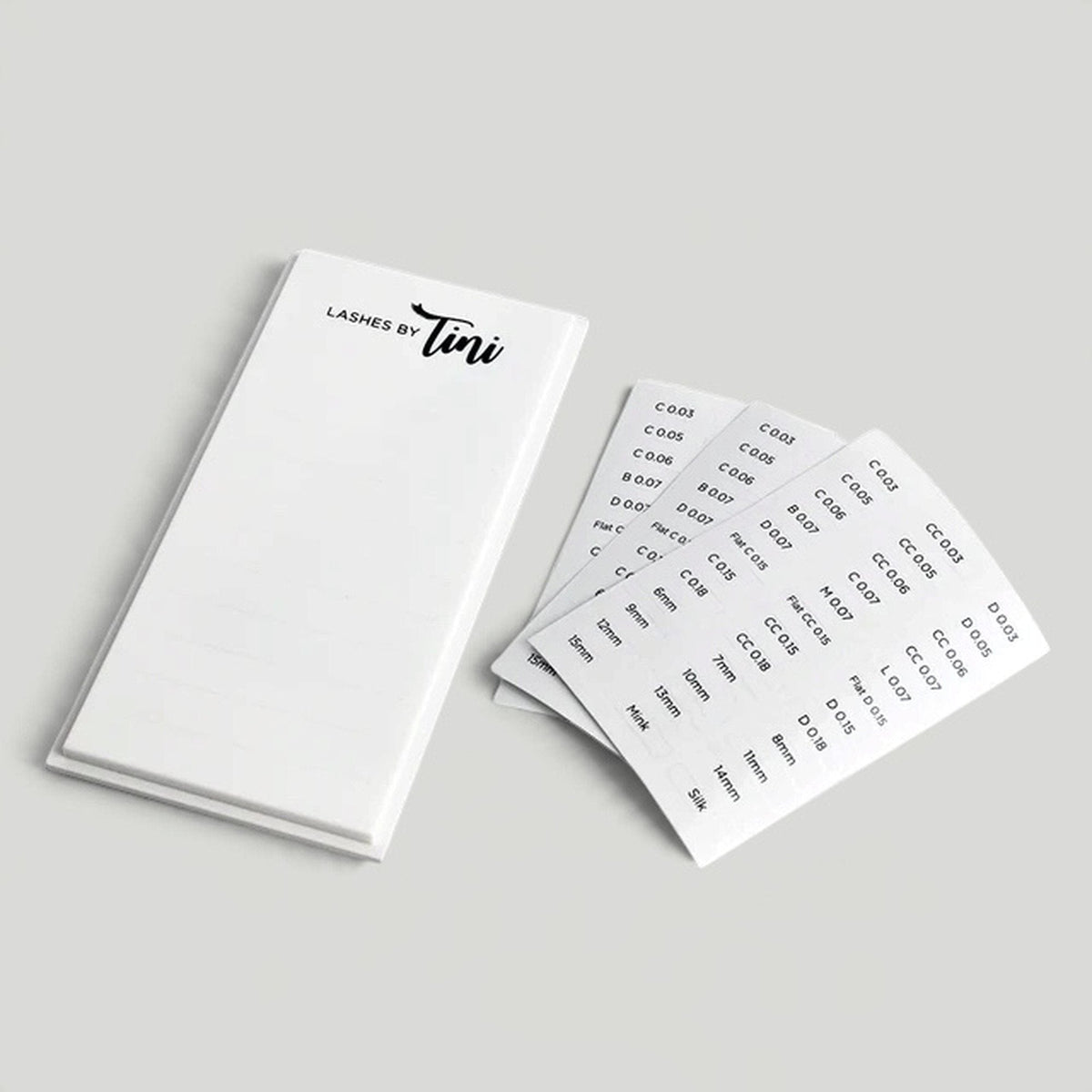 Carrelage de cils avec couvercle Finition mate et Anti-reflet – Lashes by Tini – photo 3