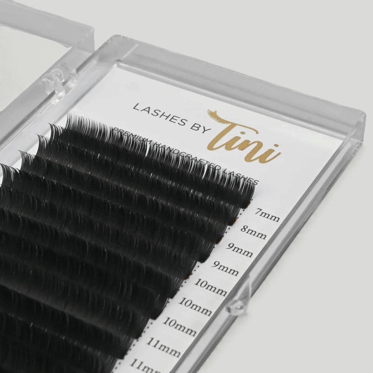 Collection cils plats/flat courbe CC - Noir mat – Lashes by Tini – photo 2