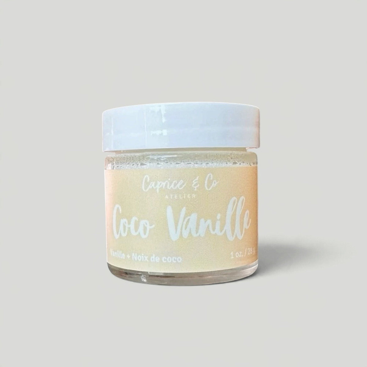 Exfoliant à lèvres Coco et Vanille – Caprice & Co