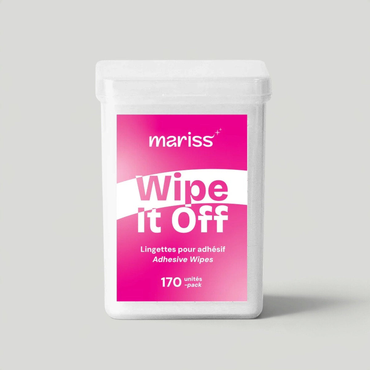 Lingettes pour adhésif Wipe it off – Mariss